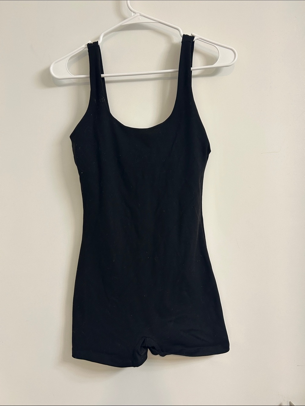 Black Scoop Neck Romper Jumpsuit